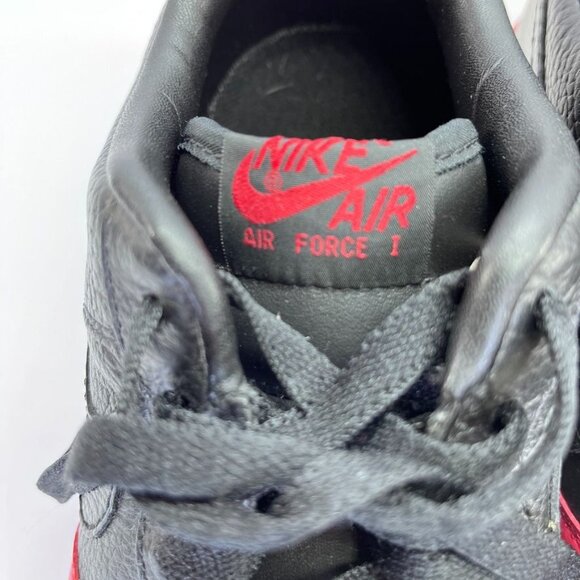 Nike Air Force 1 Low Black Size 11 Black & Red 318274-001 2007 - Picture 7 of 16